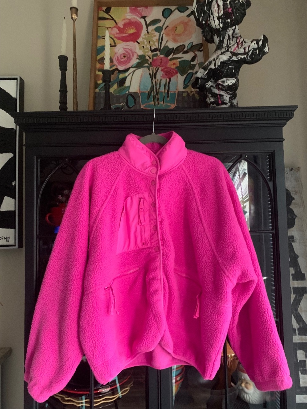 Free People hit the slopes fleece jacket